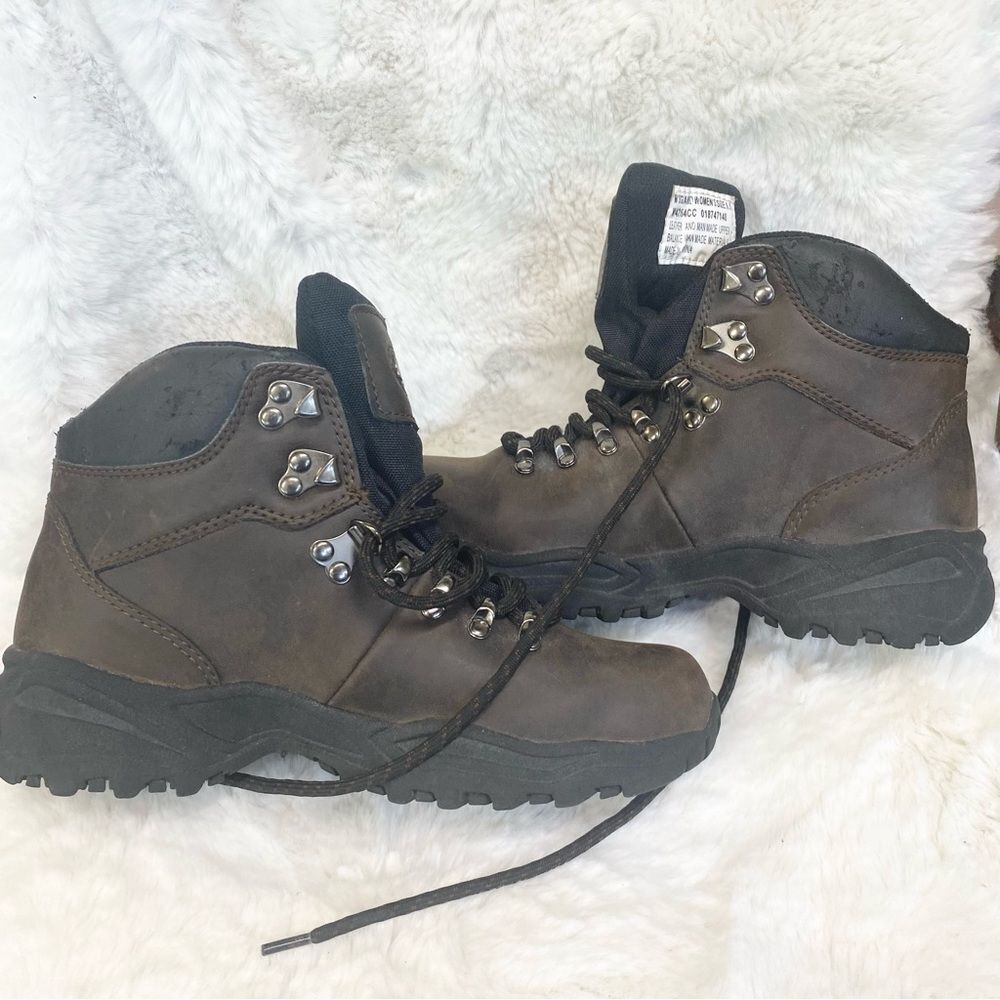 Alpine Design Grand woman brown leather waterproof hiking boots 6.5 - Picture 14 of 14